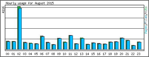 Hourly usage